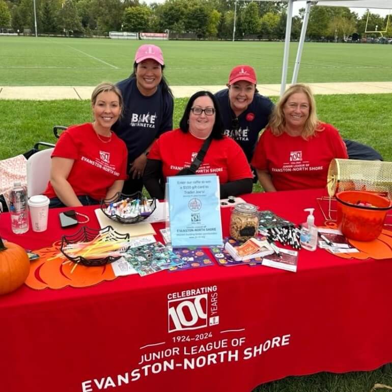 bike winnetka volunteer social